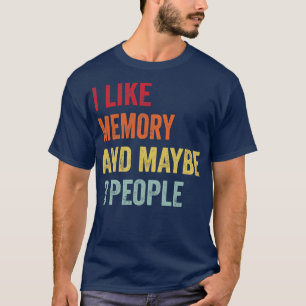 T-shirt J'Aime Memory Game Peut-Être 3 Personnes