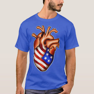 T-shirt J'aime MericaMerica dans mon coeur