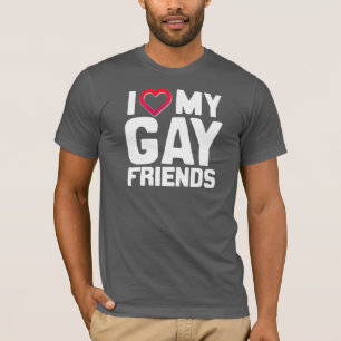 T-SHIRT J'AIME MES AMIS GAIS
