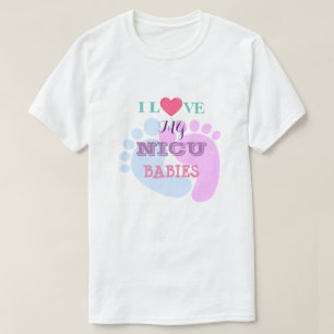 T-shirt J'aime mes bébés de NICU