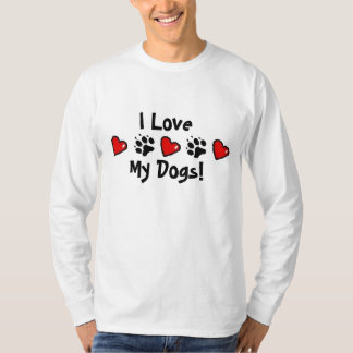 T-shirt J'aime mes chiens