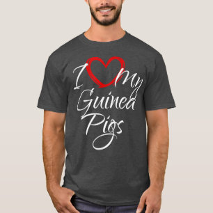 T-shirt J'aime mes cochons d'Inde, Je Me Cochonnes d'Inde