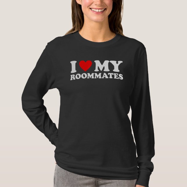 T-shirt J'Aime Mes colocataires J'Aime Mes colocataires (Devant)