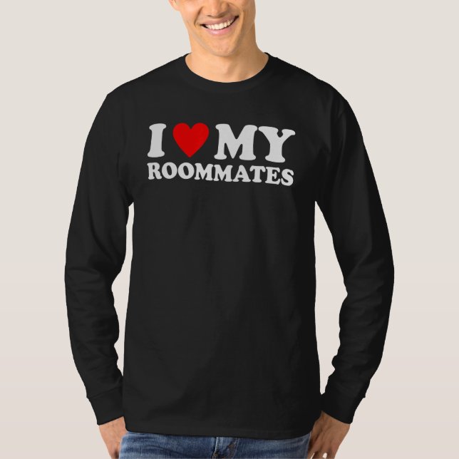 T-shirt J'Aime Mes colocataires J'Aime Mes colocataires (Devant)