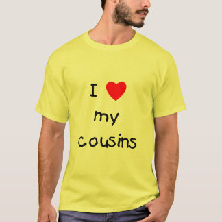 T-shirt J'aime mes cousins