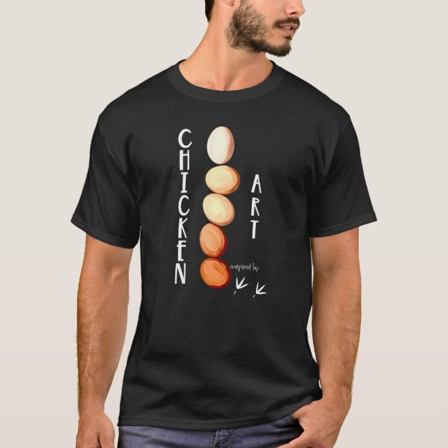 T-shirt J'Aime Mes Filles Chicken Chicken Rooster Hen Bree (Devant)