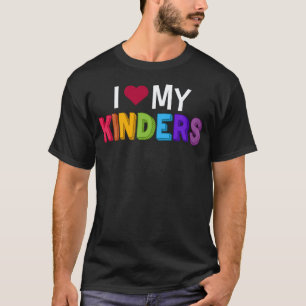 T-shirt J'aime mes Kinders, professeur de maternelle à l'é