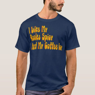 T-shirt J'Aime Mes Livres Épicé Et Mon Café Icy 1