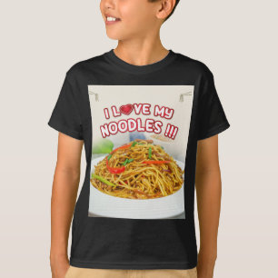 T-shirt J'aime mes nouilles