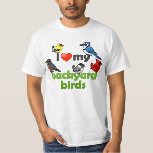 T-shirt J'Aime Mes Oiseaux Jardins