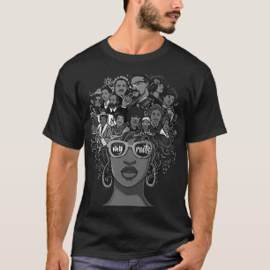 T-shirt J'Aime Mes Racines Retour Puissant Mois De L'Histo