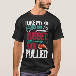 T-shirt J'Aime Mes Racks Gros Mon Beurre Et Mon Porc