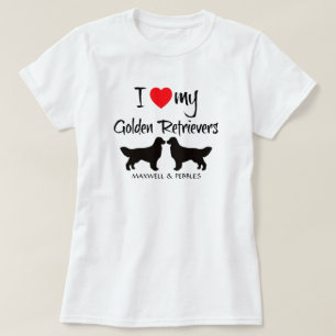 T-shirt J'Aime Mes Récupérateurs D'Or