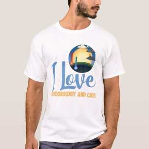 T-shirt J'aime Météorologue