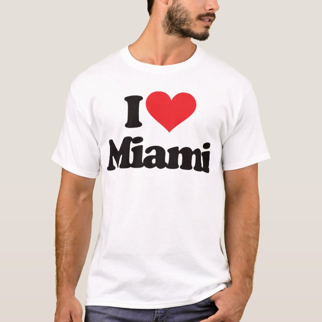 T-shirt J'aime Miami (Devant)