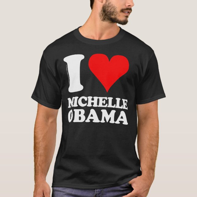 T-shirt J'aime Michelle Obama (Devant)