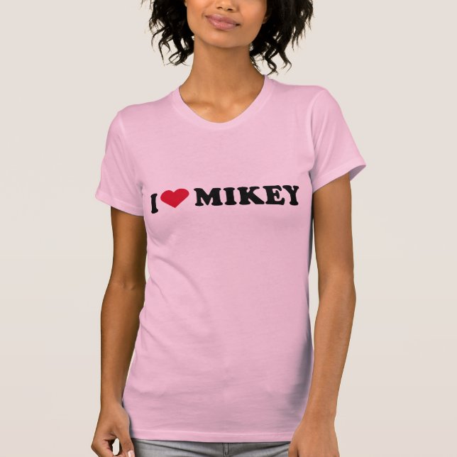 T-SHIRT J'AIME MIKEY (Devant)