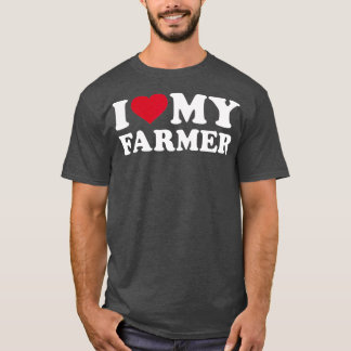 T-shirt J'aime mon agriculteur (2)
