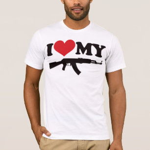 T-shirt J'aime mon AK47