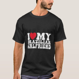 T-shirt J'aime mon ami brésilien sexy