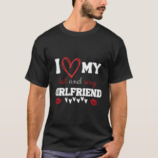 T-shirt J'Aime Mon Ami Fou Chaud Et Ami