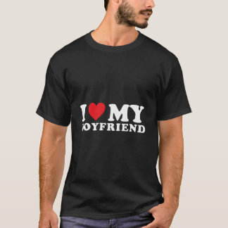 T-shirt J'aime mon ami il est mon petit ami