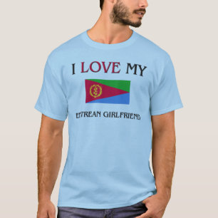 T-shirt J'aime mon amie érythréenne