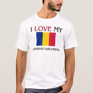 T-shirt J'aime mon amie roumaine