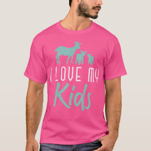 T-shirt J'Aime Mon Amusant Agriculteur Agricole Animale Ch