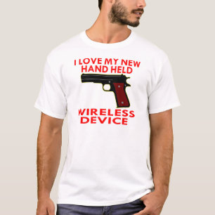 T-shirt J'Aime Mon Appareil Sans Fil À Main Nouvelle