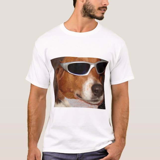 T-shirt J'aime mon beagle (Devant)