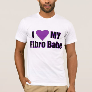 T-shirt J'aime mon bébé fibro