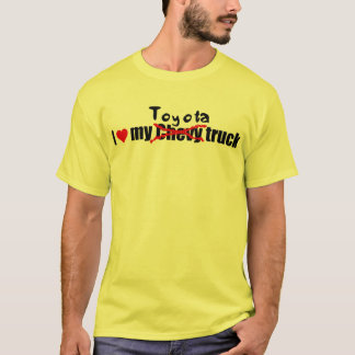 T-shirt J'aime mon camion de toyota