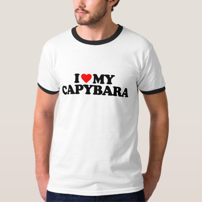 T-SHIRT J'AIME MON CAPYBARA (Devant)
