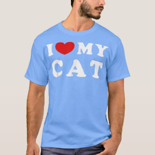 T-shirt J'Aime Mon Chat, J'Aime Mon Chat