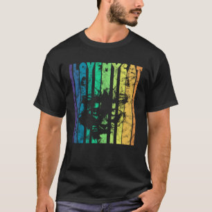 T-shirt J'aime mon chat J'aime mon chat Fan
