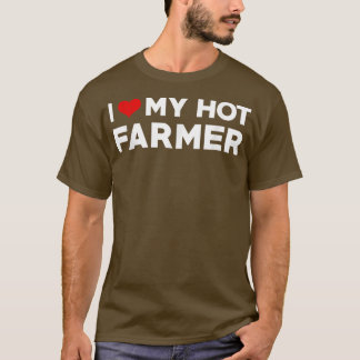 T-shirt J'Aime Mon Chaud Farmer Boyfriend Couple Matching