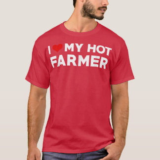 T-shirt J'Aime Mon Chaud Farmer Boyfriend Couple Matching