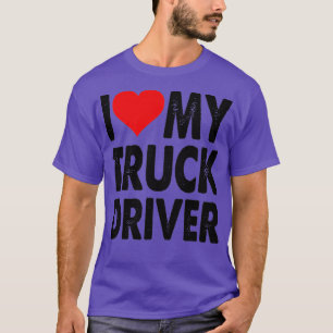 T-shirt J'aime mon chauffeur de camion 14
