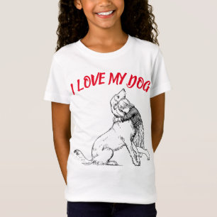 T-Shirt J'aime mon chien