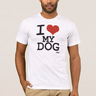 T-shirt J'aime mon chien