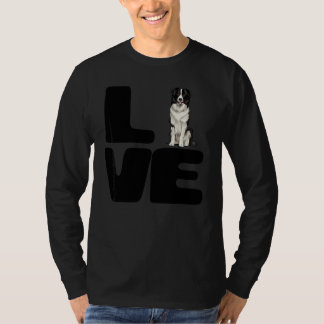 T-shirt J'aime mon chien Border Collie