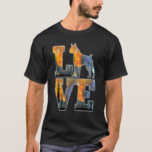 T-shirt J'Aime Mon Chien De Boxer