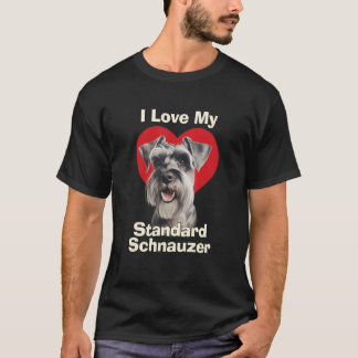 T-shirt J'Aime Mon Chien De Chien De Chien De Chien De Chi