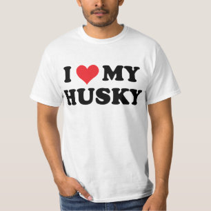 T-shirt J'aime mon chien de traîneau