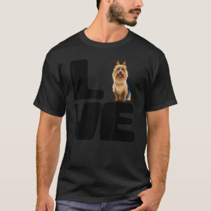T-shirt J'aime mon chien Terrier australien