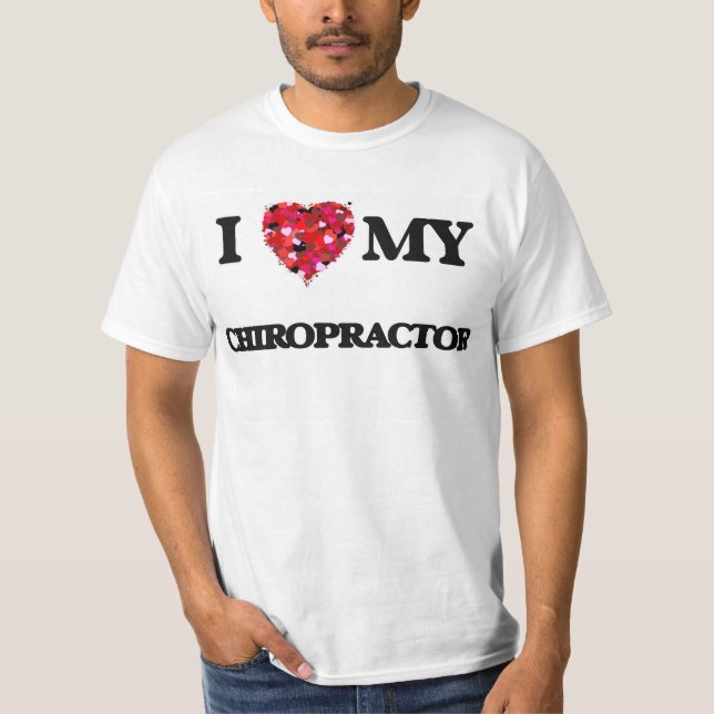 T-shirt J'aime mon chiroprakteur (Devant)