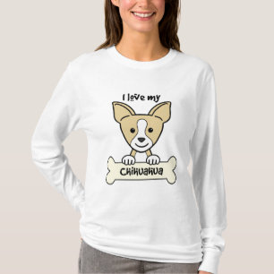 T-shirt J'aime mon chiwawa