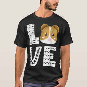 T-shirt J'Aime Mon Cochon De Guinée Gig Gig Lover Cadeaux 