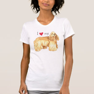 T-shirt J'aime mon cocker